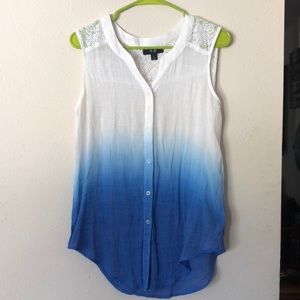 ABG Medium Blue/White Shirt